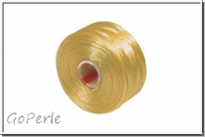 S-Lon, Size D, Beading Thread, F�delgarn, golden yellow, 1 Spule